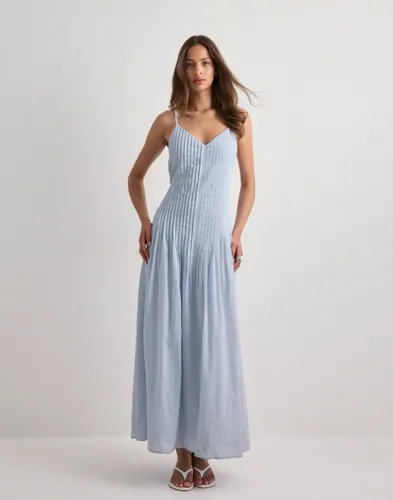 Gina Tricot - Sininen - Pleated Dress
