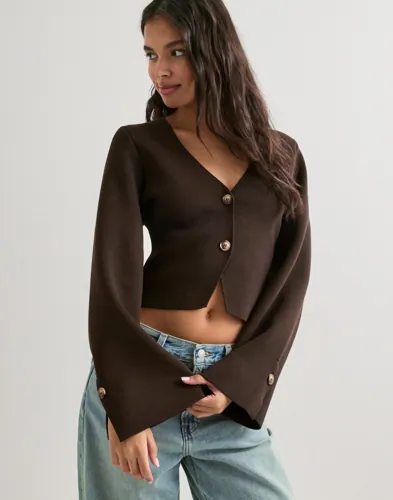 Neo Noir - Brun - Fulvia Knit Blouse