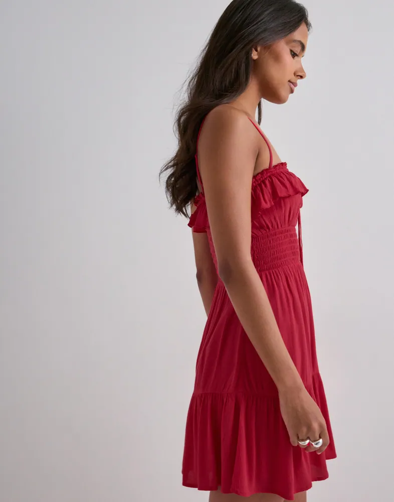 Buy Nelly Summer Breeze Short Dress - Red | Nelly.com