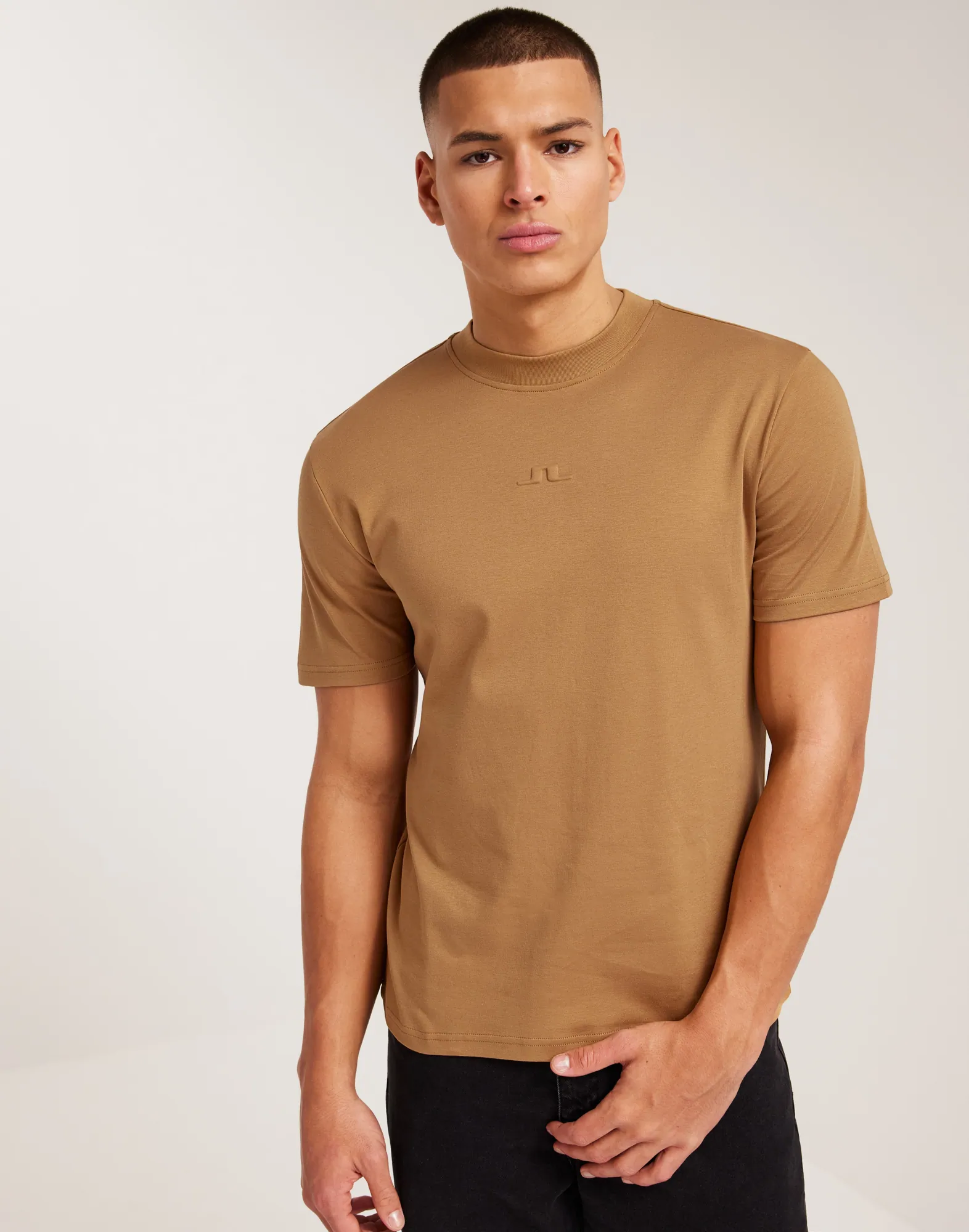 Adan Logo Mock Neck Tee