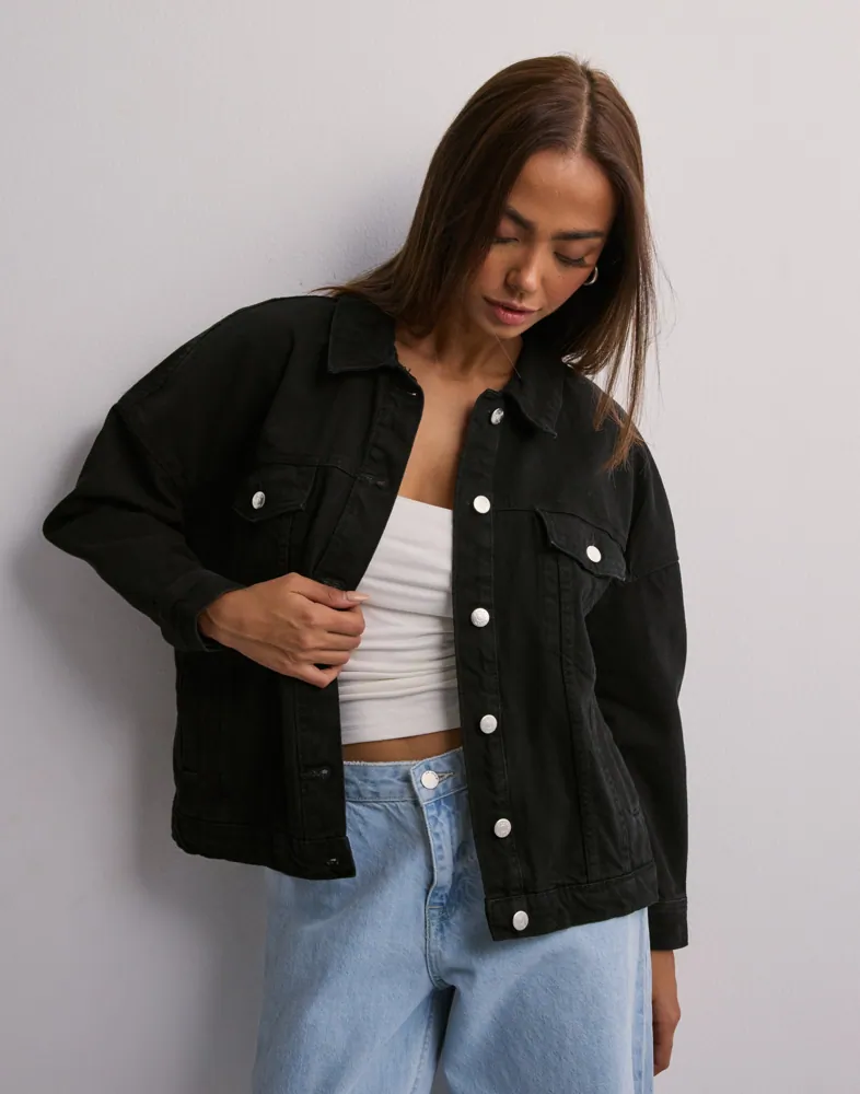 Buy Only ONLSAFE CAROLINE OVERSIZE DNMJACKET Washed Black