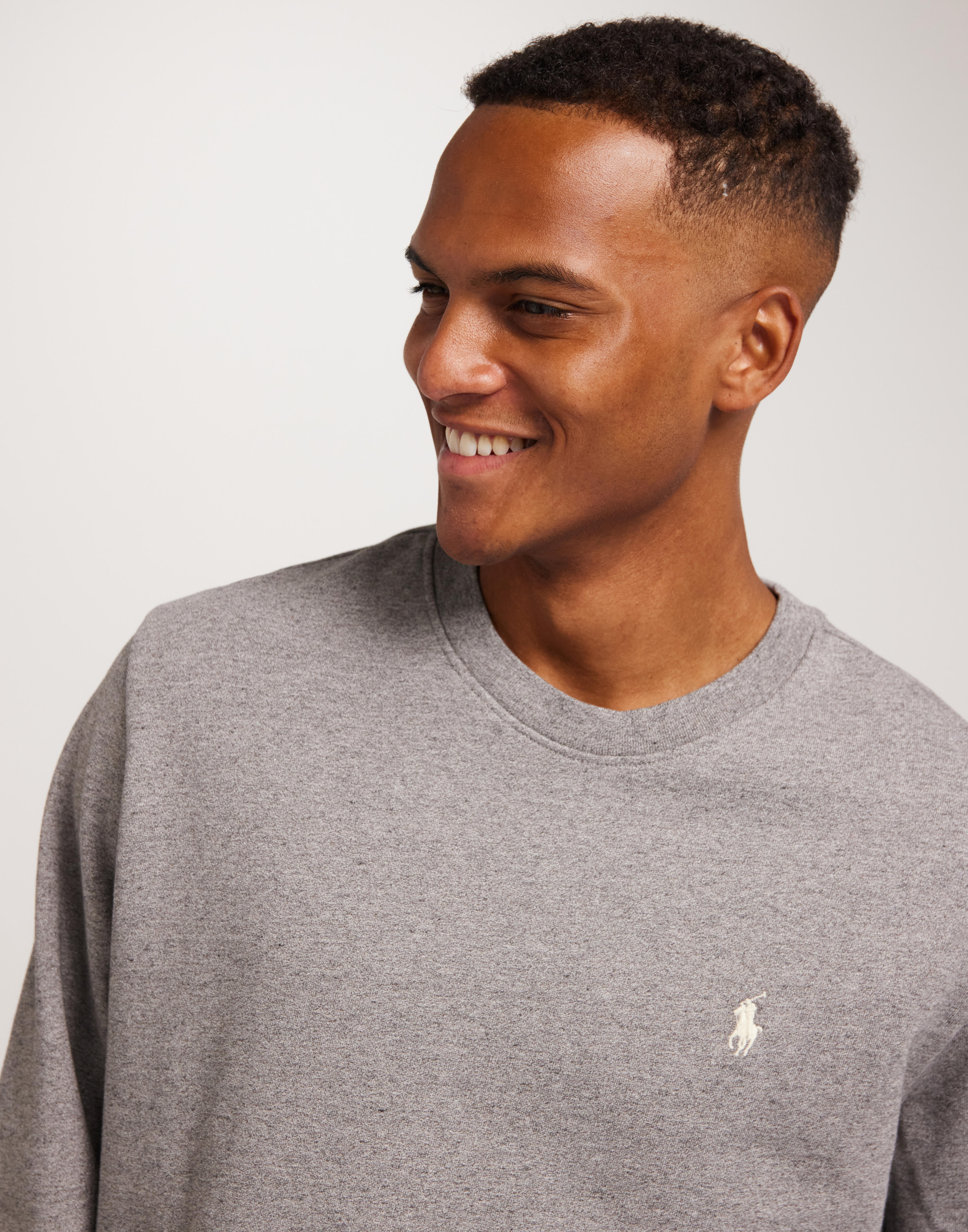 Buy Polo Ralph Lauren LSCNM1-LONG SLEEVE-SWEATSHIRT - Grey | NLYMAN
