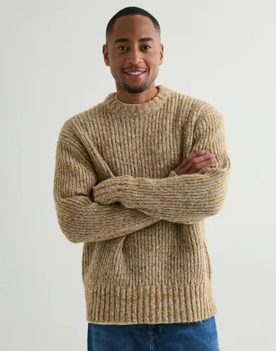 Selected Men Slhchicago Ls Knit Relaxed Crew Nec Stickade tröjor herr – bild 2