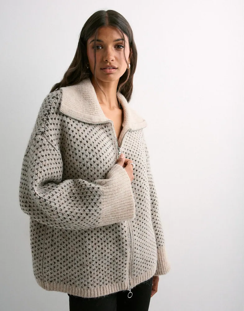 PIECES Pcmordic Ls Looose Knit Cardigan Bc dam – bild 3
