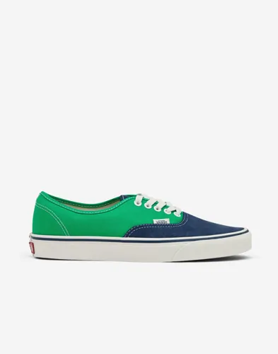 Blå Vans Authentic sneakers i låg modell med snörning och rundad tå