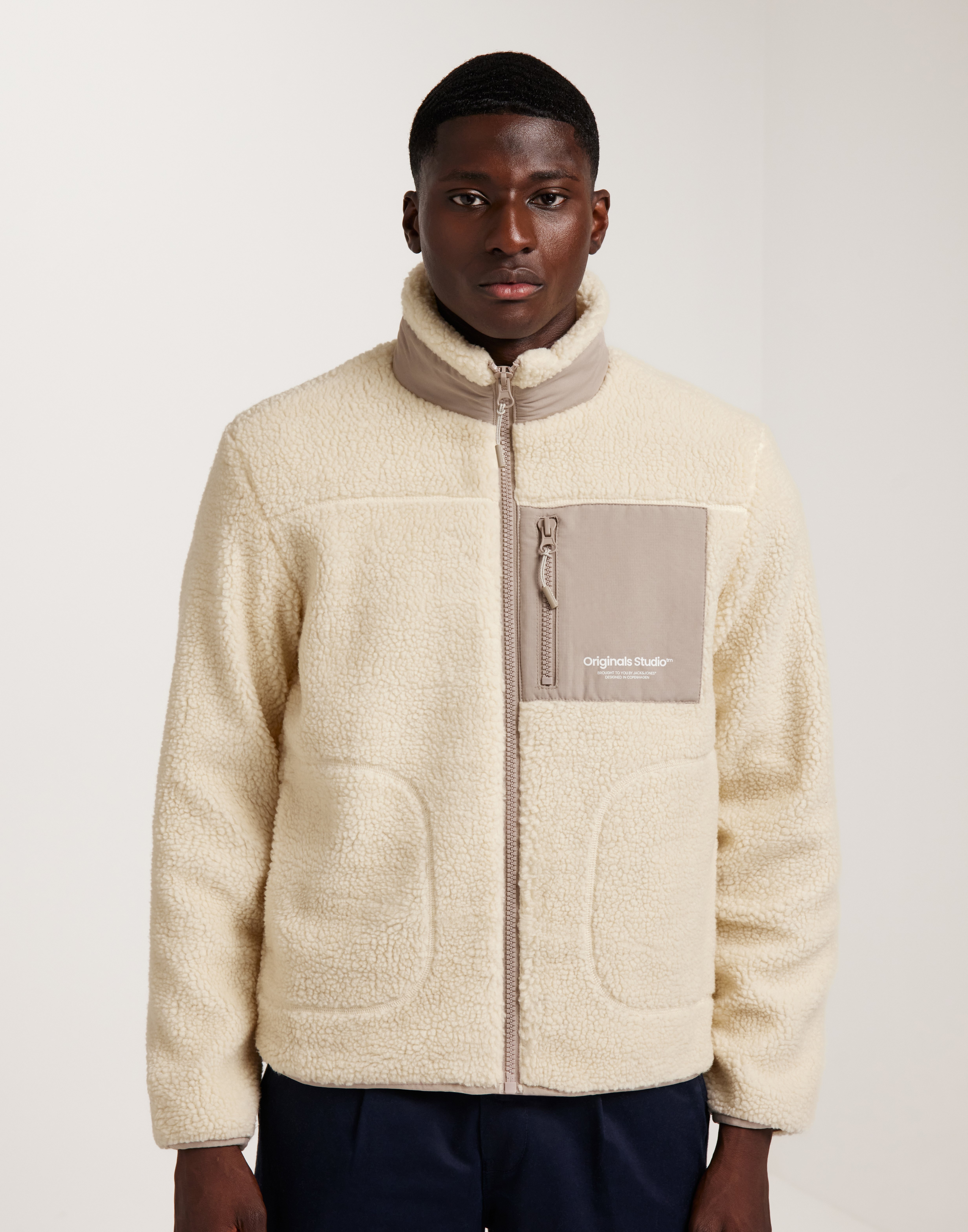 ジャケット・アウター GADID ANONIEM   TEDDY Buy Jack & Jones JORVESTERBRO TEDDY JACKET NOOS - Atmosphere
