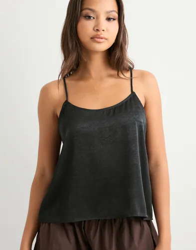 VERO MODA Vmmollie Drapy Singlet Top Wvn Ga linnen dam – bild 2