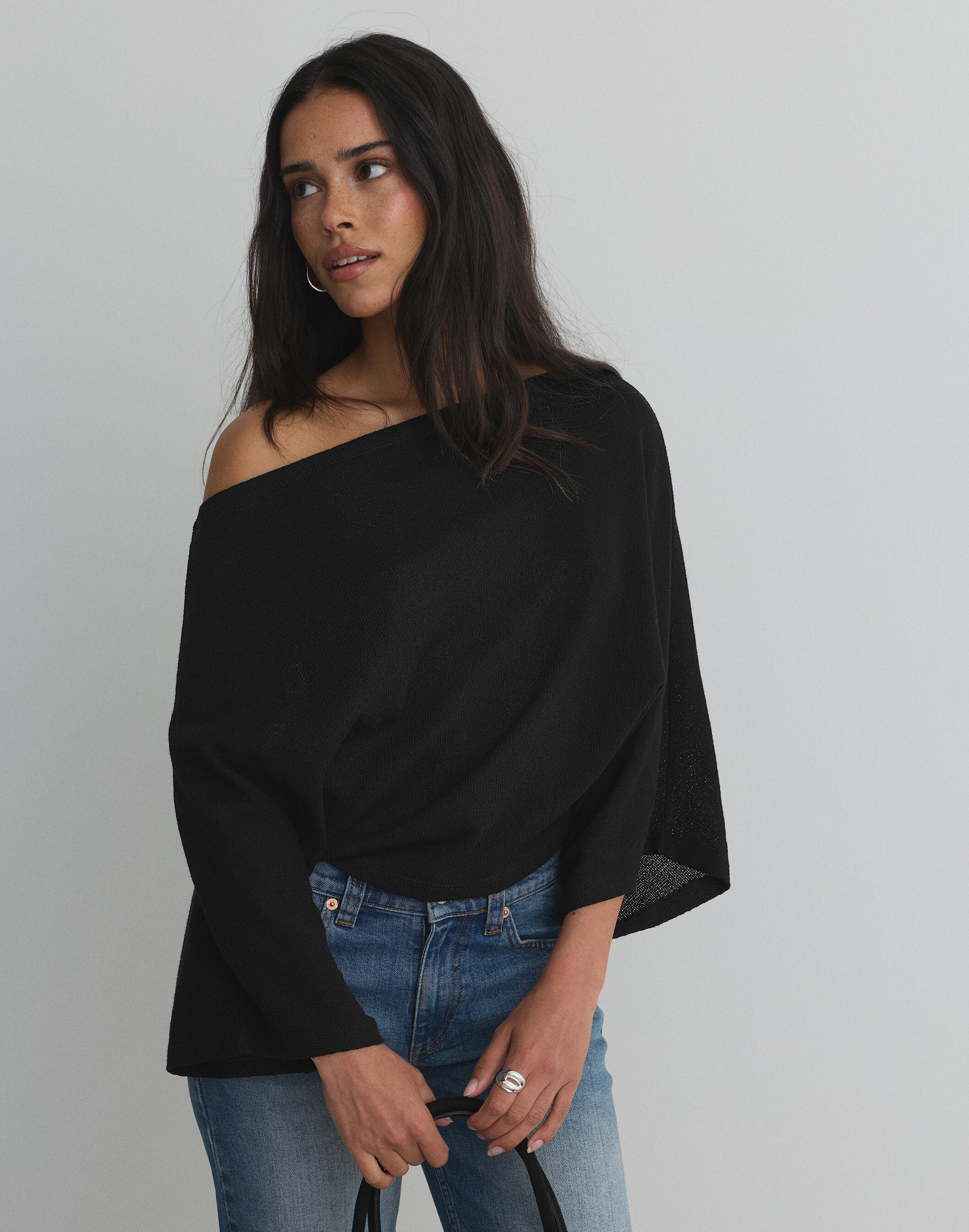 Buy Nelly Perfect Poncho Top - Black | Nelly.com