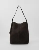 BECKSÖNDERGAARD - Brun - Suede Mae Buckle Bag