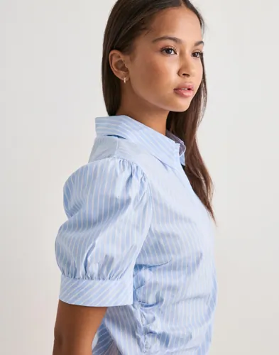 NEO NOIR Frannie Soft Stripe Shirt skjortor dam – bild 3