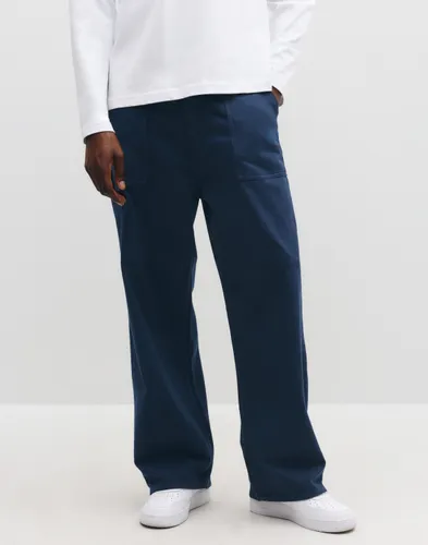Que Sera Sera William Workwear Pant Cargobyxor Blå