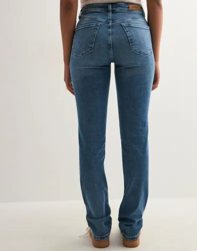 Only - Blå - Onlsui Mid Slim Dnm DIA451 Noos