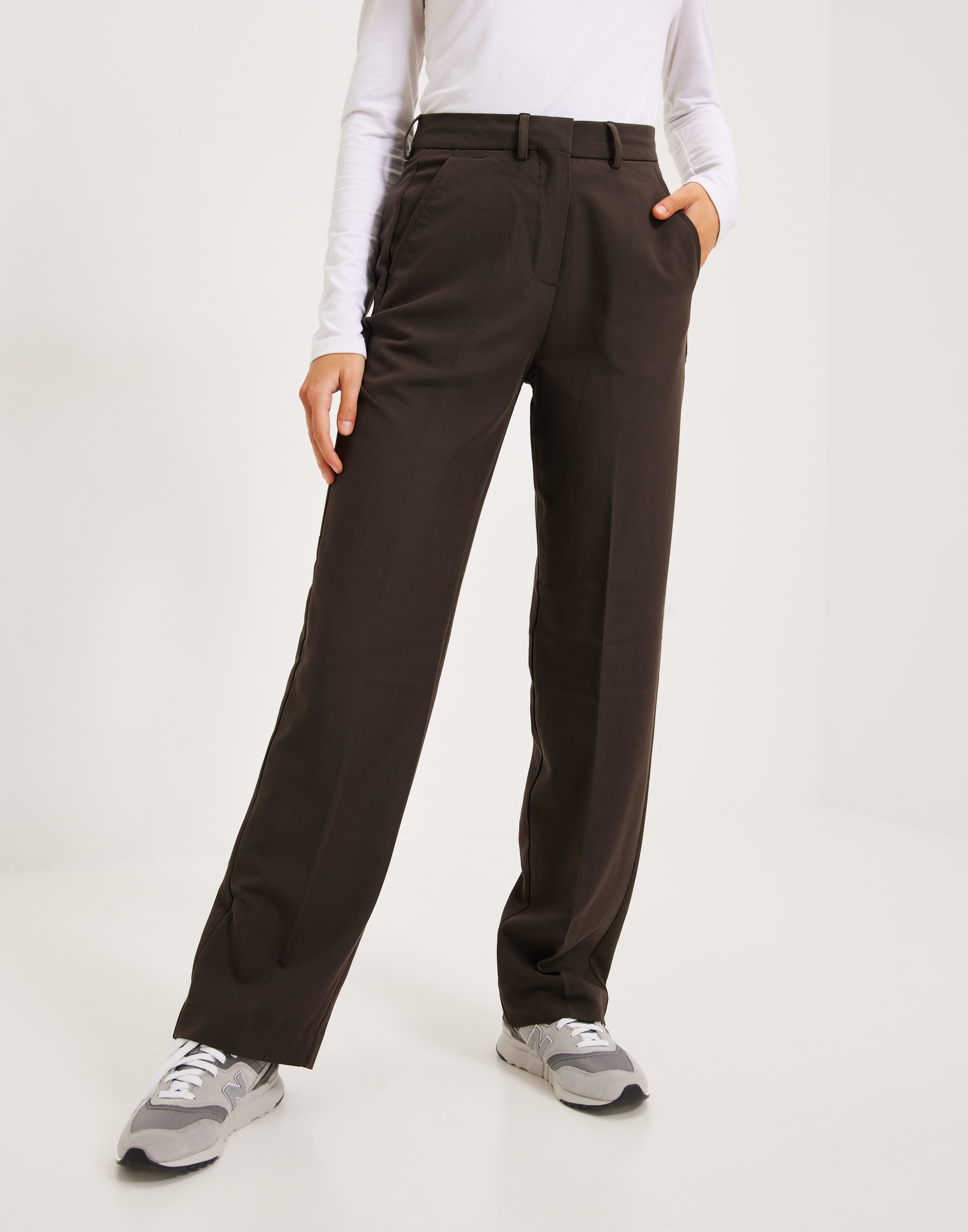 Only / Damen-Hose / ONLMARION HW PLEAT WID MEL PANT TLR main image 0