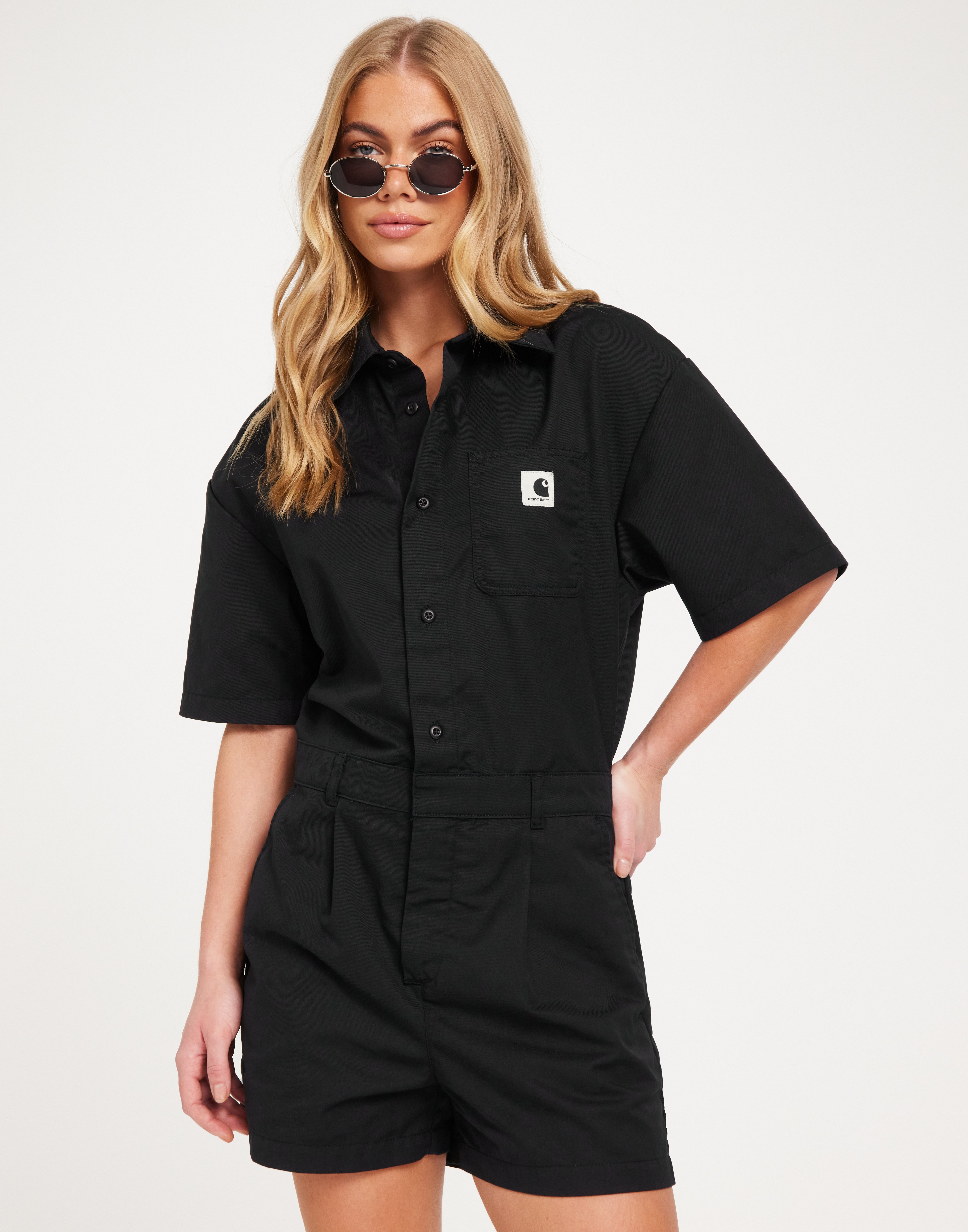 Buy Carhartt WIP W' Craft Short Coverall - Black | Nelly.com