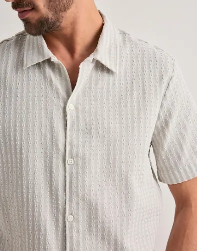 Samsøe Samsøe Avan Jx Shirt 14698 Randiga skjortor herr – bild 3