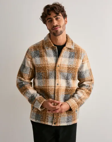 Brand Island Allesio Overshirt Rutiga skjortor overshirts herr – bild 2