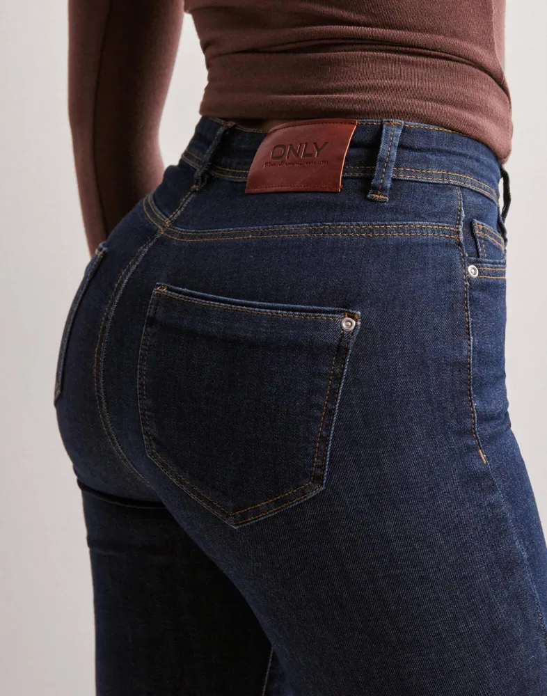 ONLY Onlwauw Hw Flared Rinse Dnm Gua030 Noos jeans dam – bild 9