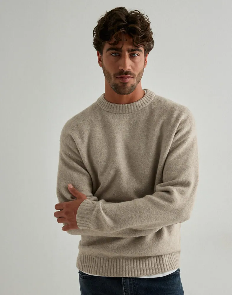 Jjesoho Ollie Knit Crew Neck Sn Stickade tröjor