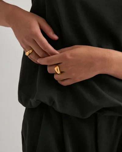 Pilgrim - Guld - Harrison Rings 2-in-1