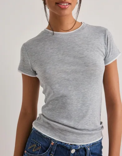 Nelly Double Look Tee t-shirts dam – bild 3