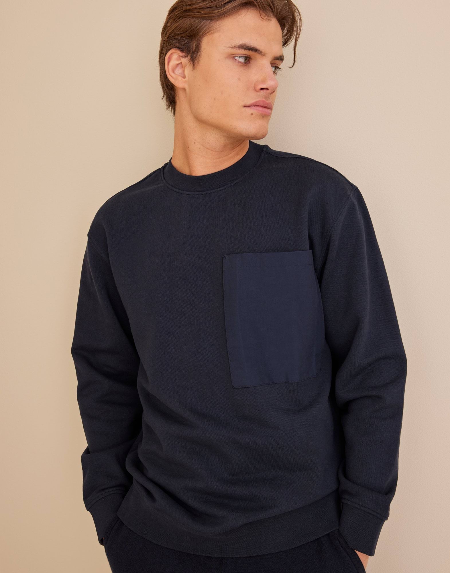 SLHRELAXAIONI CREW NECK SWEAT G