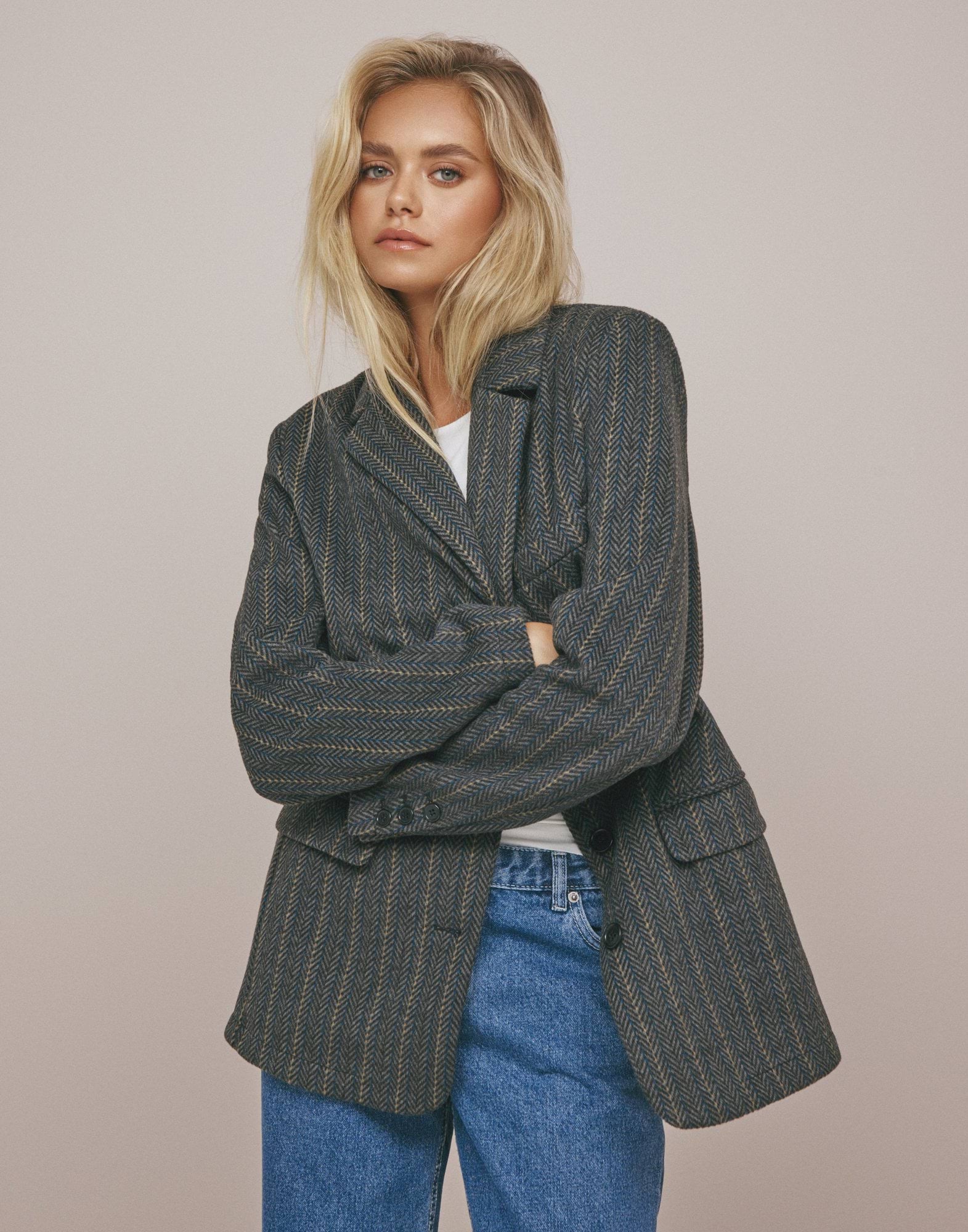 Belted Warm Blazer