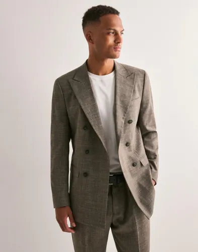 Selected Men Slhslim-Oasis Sun Db Blz Kavajer Beige