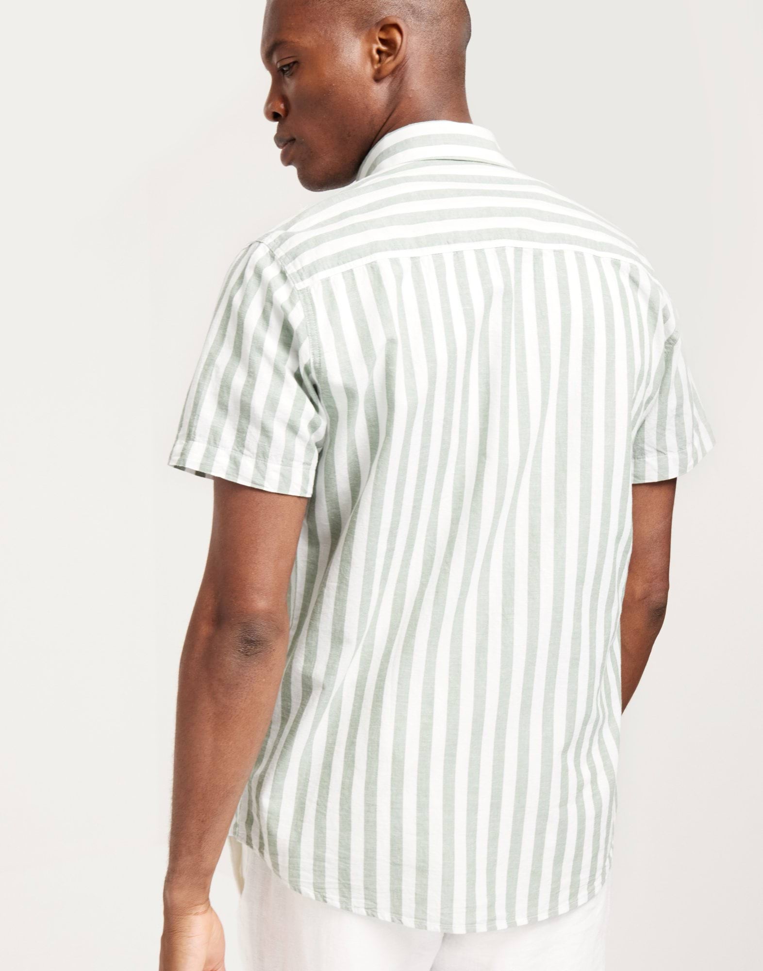 SLHREGNEW-LINEN SHIRT SS CLASSIC W