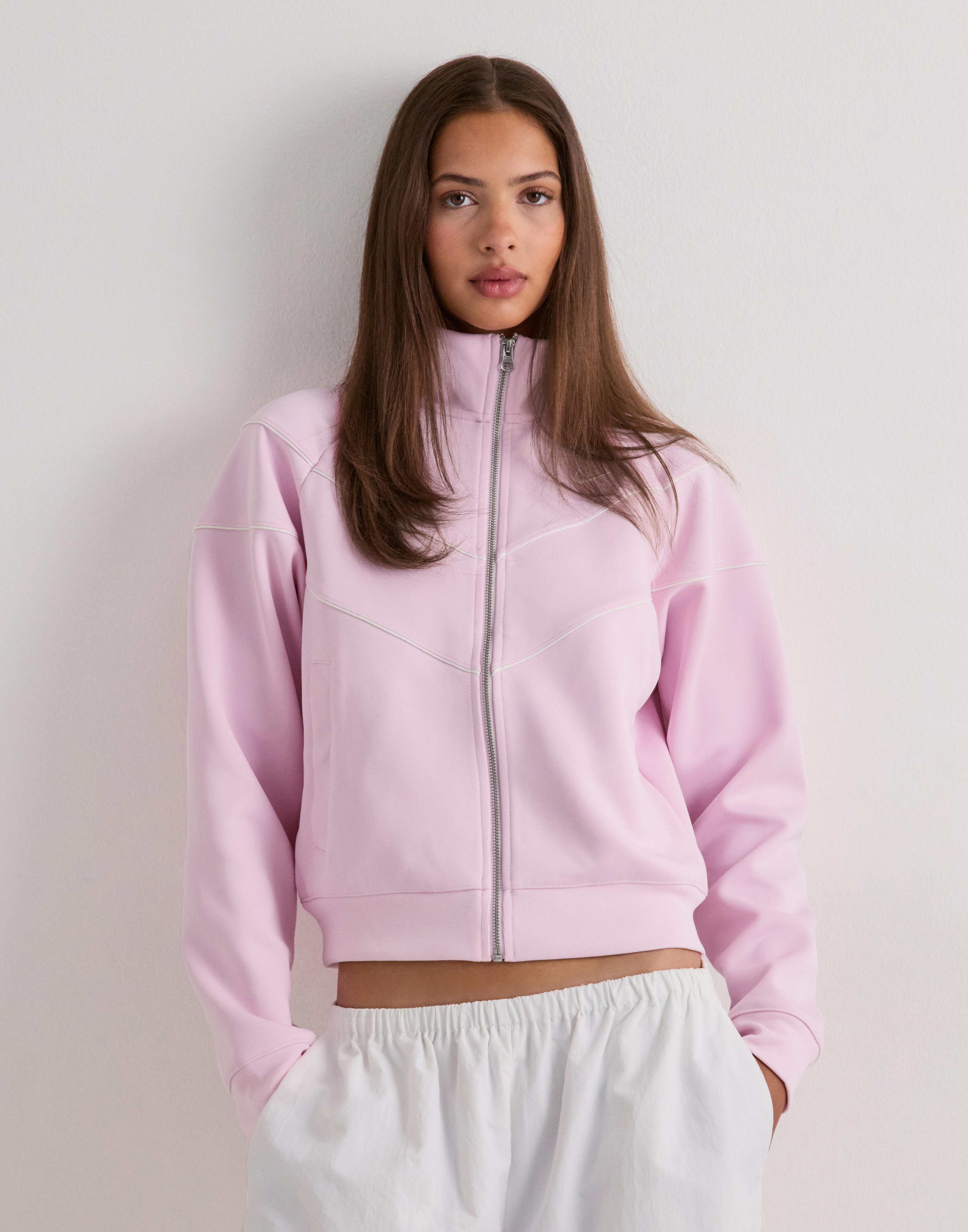 Buy Nike W Nsw Nk Wr Poly Knit Jkt - Pink | Nelly.com