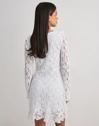 VERO MODA Awkienna Ls V-Neck Short Lace Dress korta klänningar dam – bild 3