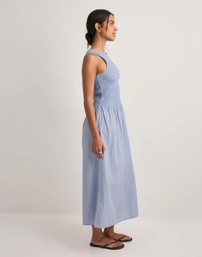 VERO MODA Vmleya Sl 7/8 Stripe Smock Dress Wv maxiklänningar dam – bild 3