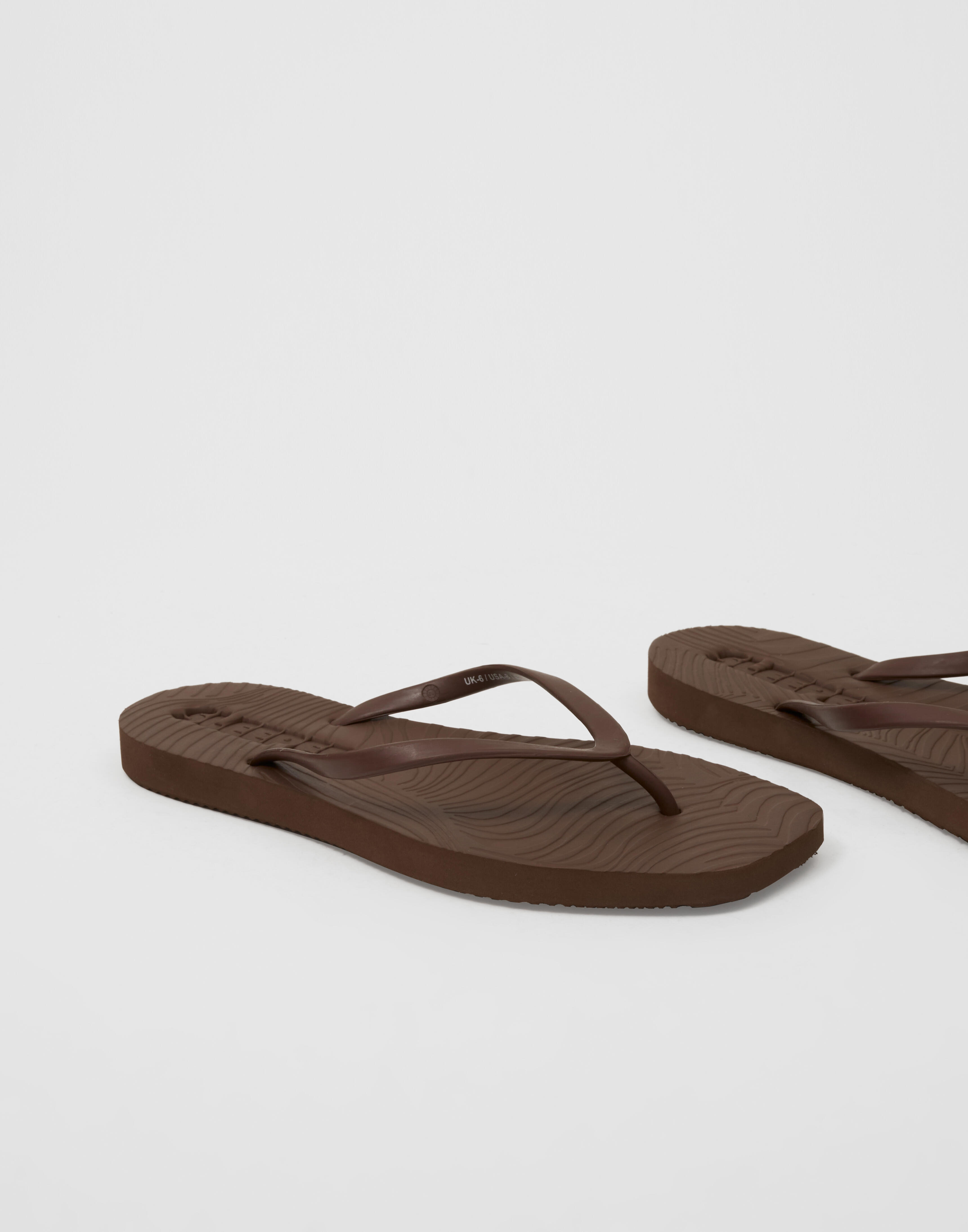 SLEEPERS ブラウン SLEEPERS TAPERED FLIP FLOPS BROWN – JAN 'N JUNE