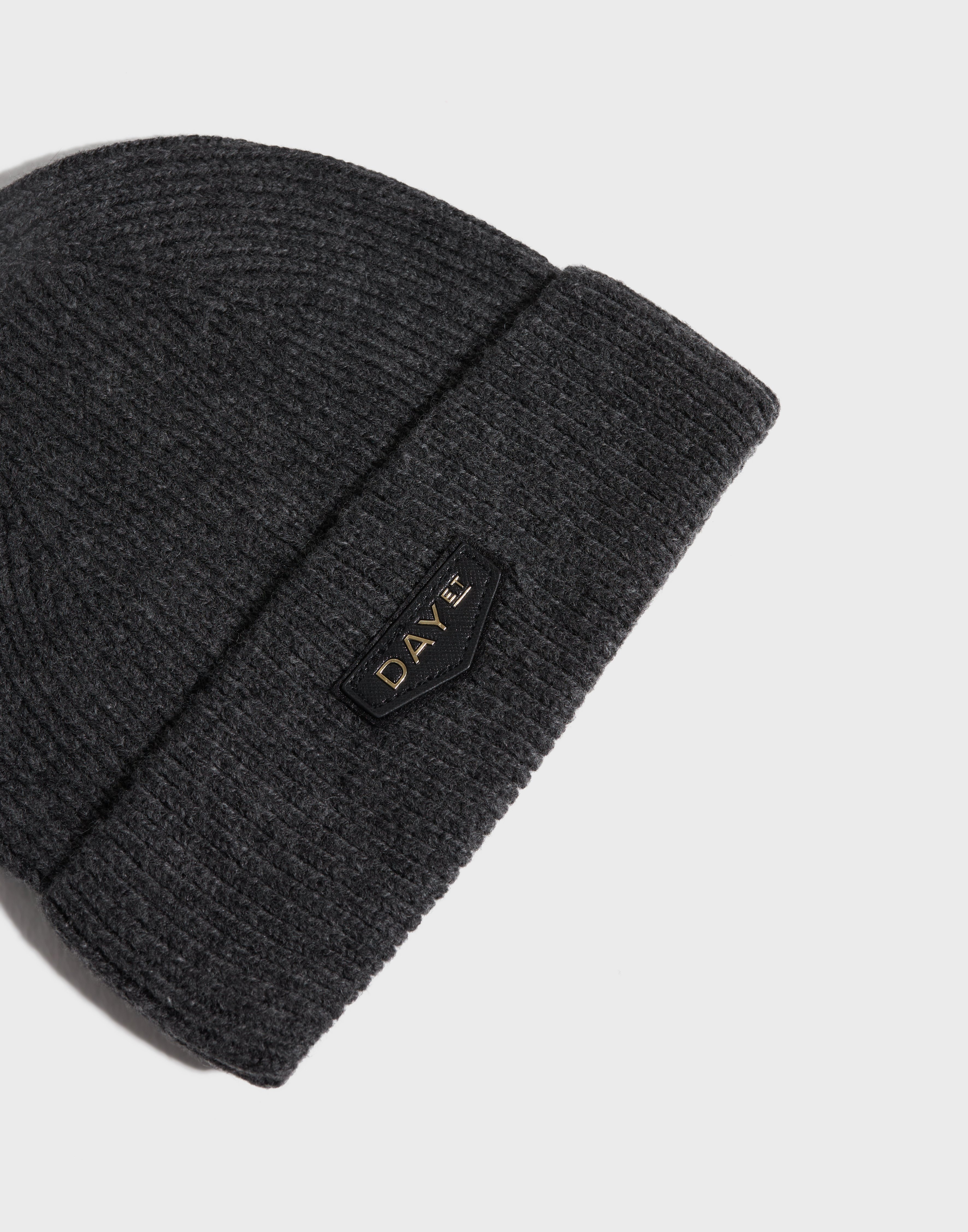 DAY ET - Grå - Day Logo Patch Knit Hat