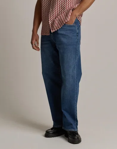 Que Sera Sera Luke Loose denim Loose fit jeans Blå