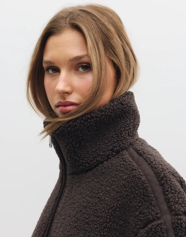 ONLY Onlaspen Life Teddy Jacket Otw jackor dam – bild 3