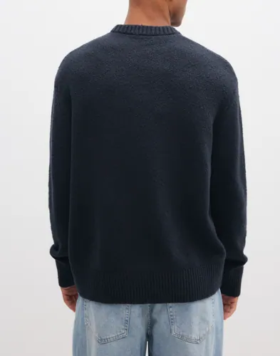 Selected Men Slmalex Ls Knit Crew Neck Noos Sweatshirts herr – bild 2