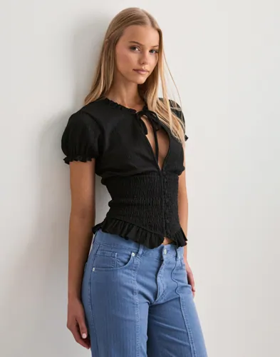 Cute Smock Blouse Top