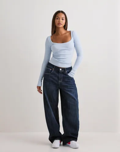 Nelly Perfect Rib LS Top långärmade t-shirt dam – bild 3