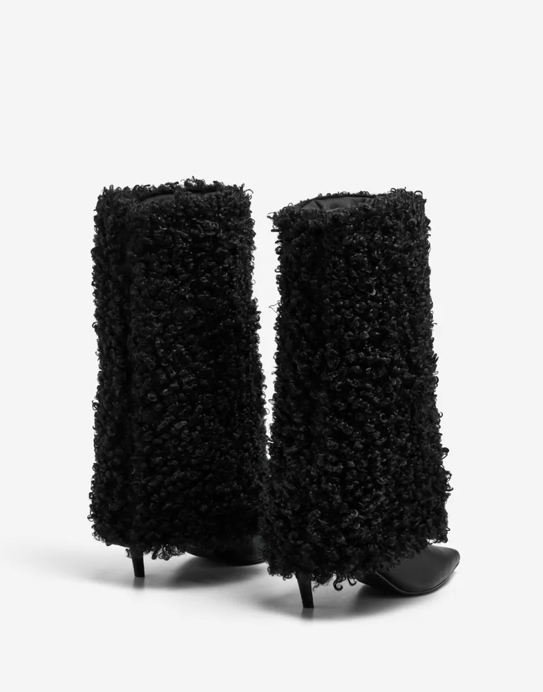 Nelly Wide Shafted Thigh High Boot kängor & boots dam – bild 3