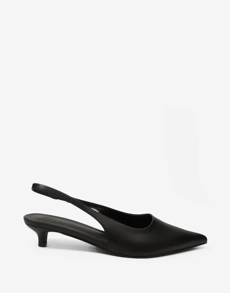 Low Kitten Heel Slingback