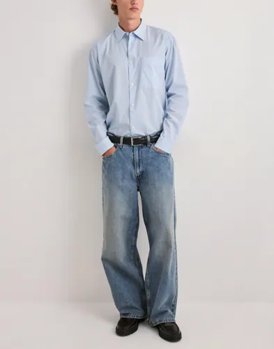 Selected Men Slmrlxsander Isak Poplin Ls Shirt N Vardagsskjortor herr – bild 3