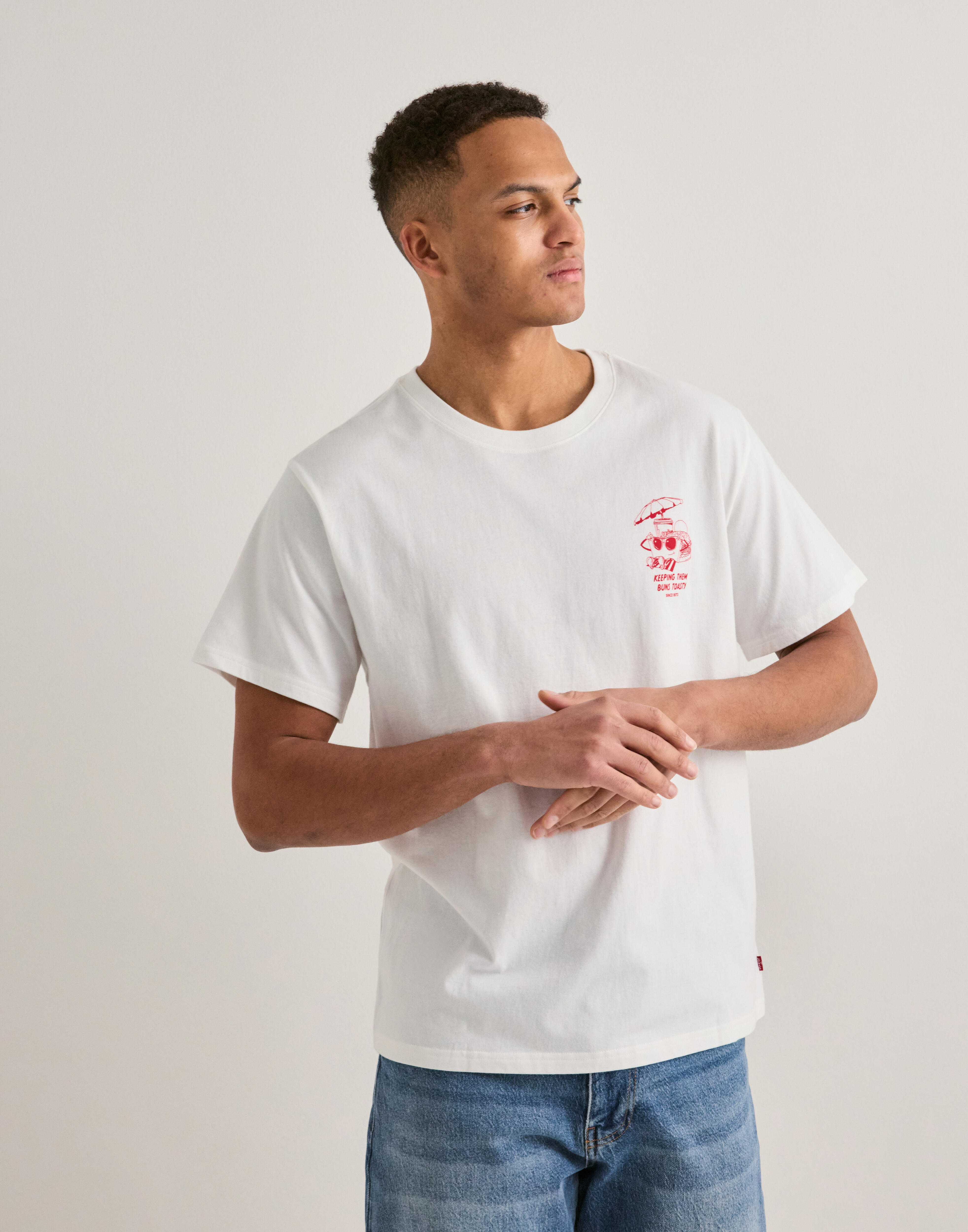 Buy Levi's Ss Relaxed Fit Tee Ls Fresh Wh - White | NLYMAN