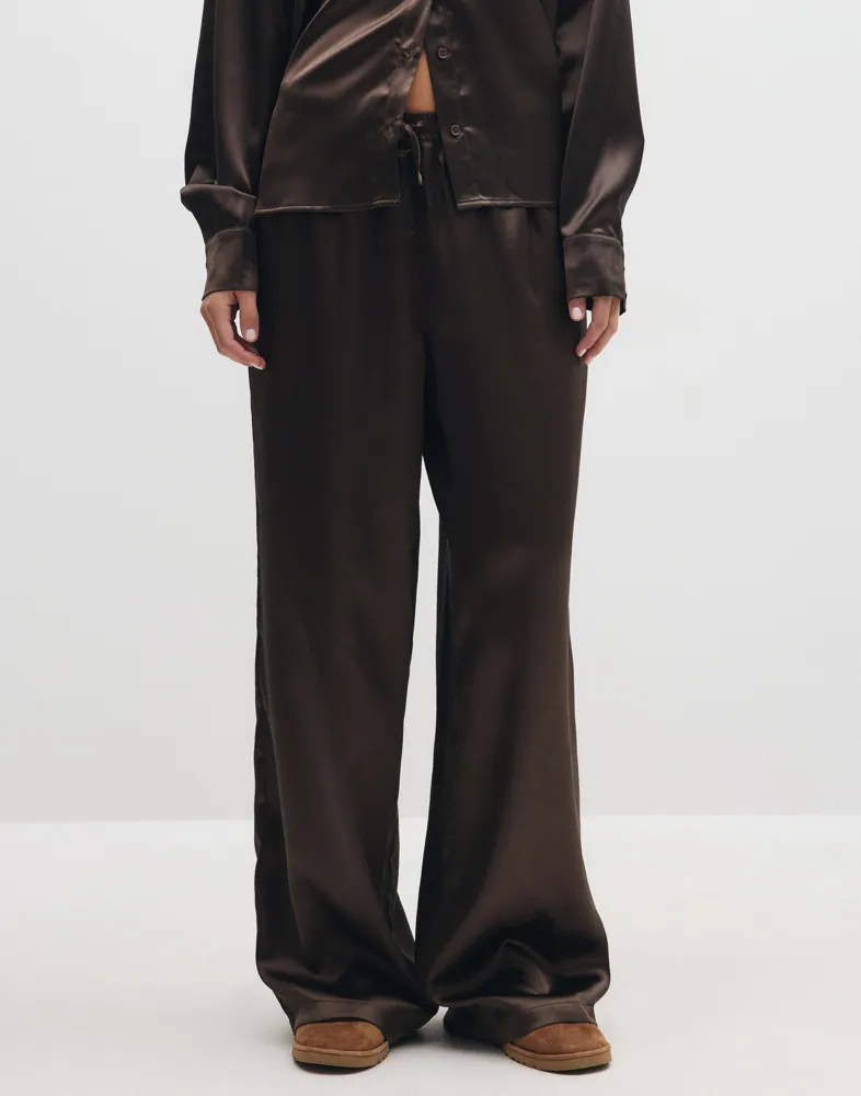 PIECES Pcevy Mw Loose Pants Wvn Bc byxor dam – bild 3
