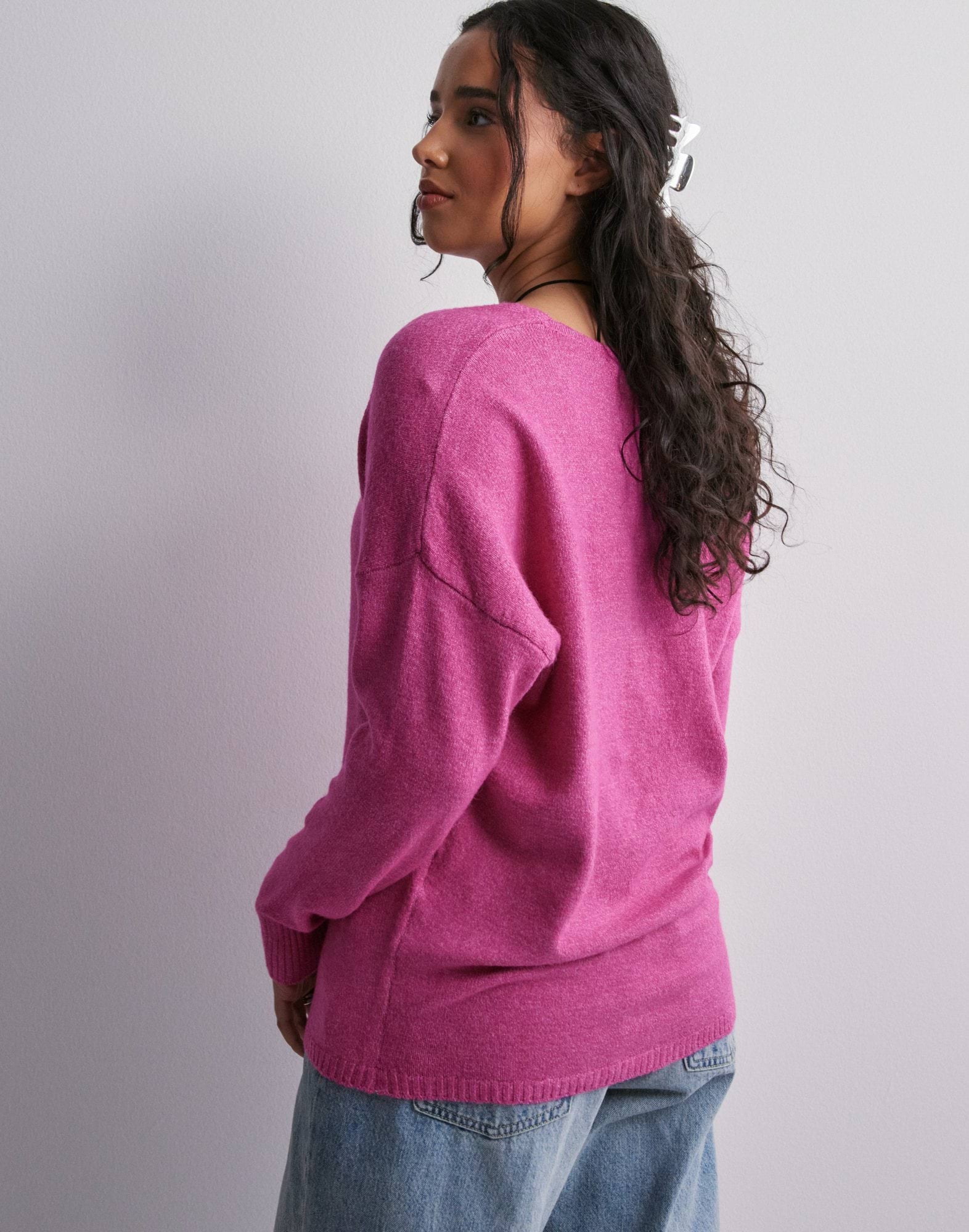 ONLRICA LIFE L/S V-NECK PULLO KNT N | Only