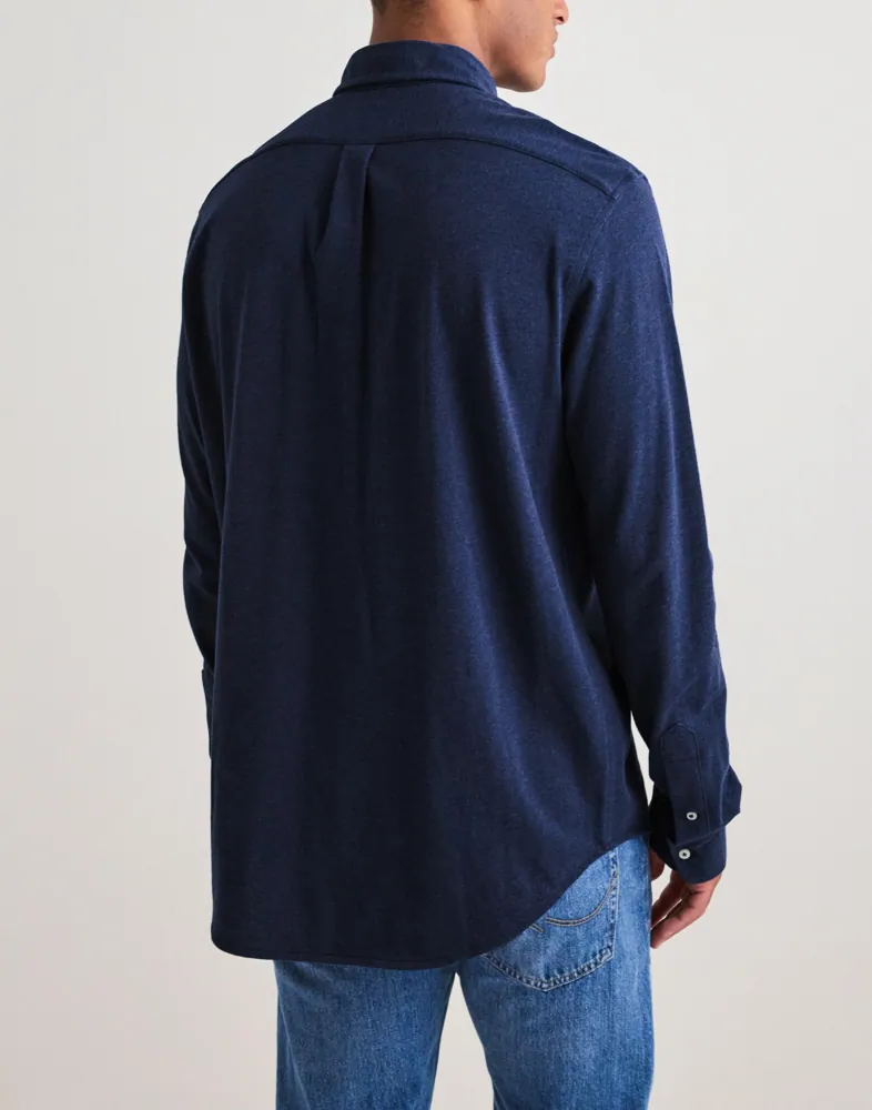 Polo Ralph Lauren Lsfbbdm5-long Sleeve-knit Enfärgade skjortor skjortor & blusar herr – bild 3