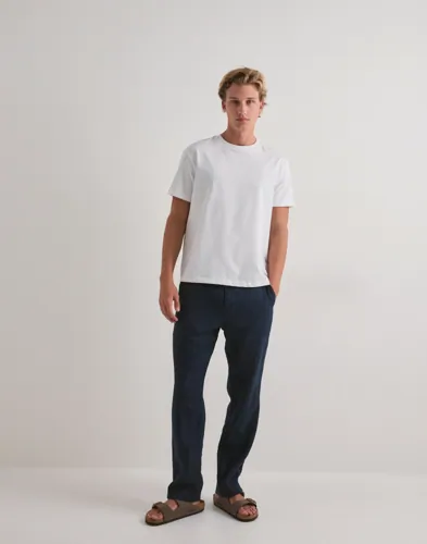 Selected Men SLH196-Straight Jeremy Linen Pant Linnebyxor herr – bild 2