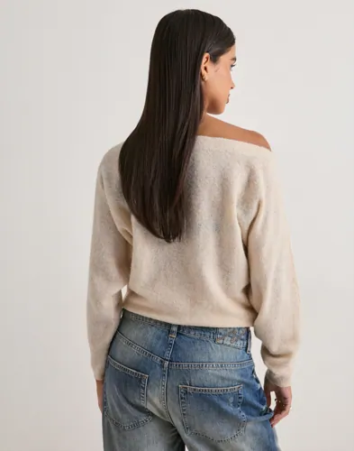Nelly Slouchy Knit Sweater stickade tröjor dam – bild 3