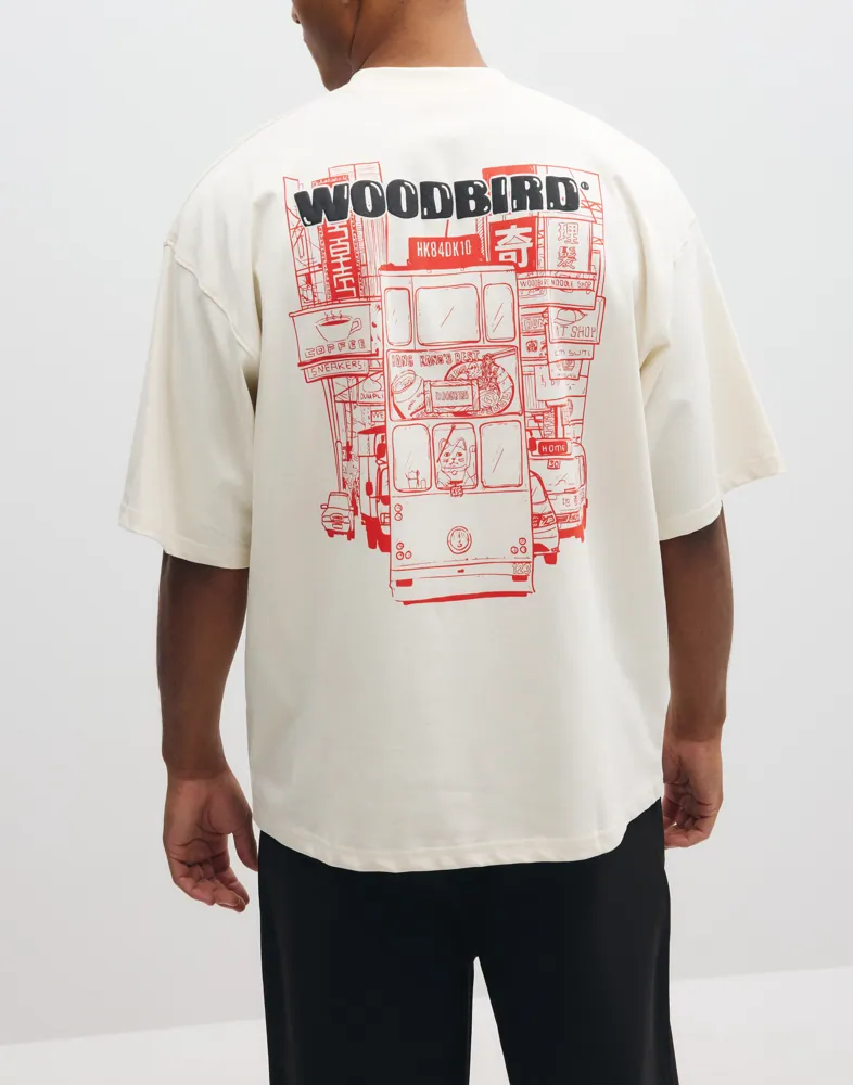 Wbbeam Tram Tee T-shirts med tryck