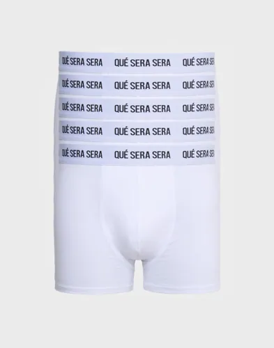 Que Sera Sera Bryan Boxer 5-pack Kalsonger Vit