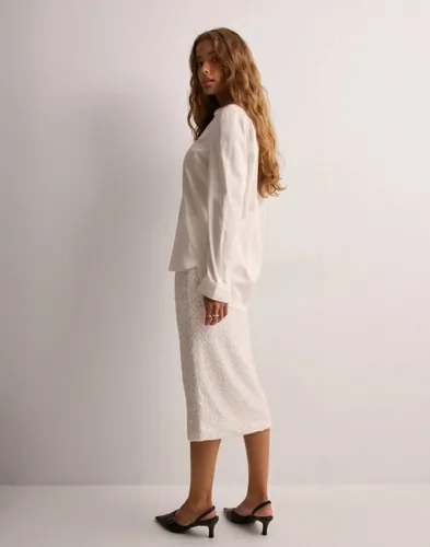 Nelly Lush Midi Skirt midikjolar dam – bild 3